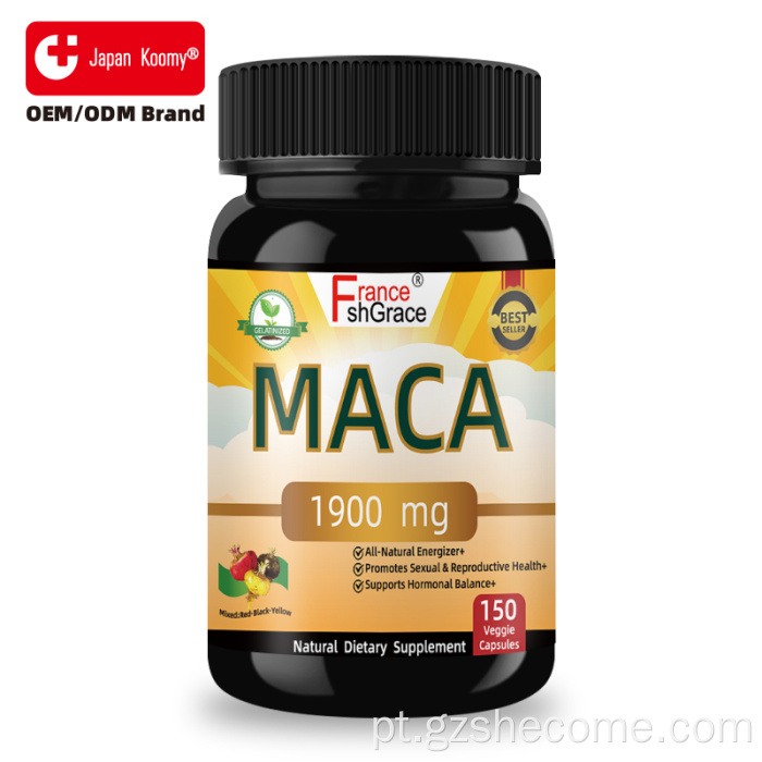 Shecome Maca Root Extract Cápsulas Comprimidos para Aumento do Pénis